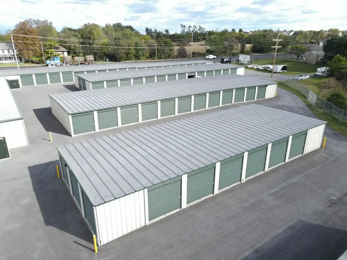 Ariel view KO Storage of Greencastle, PA